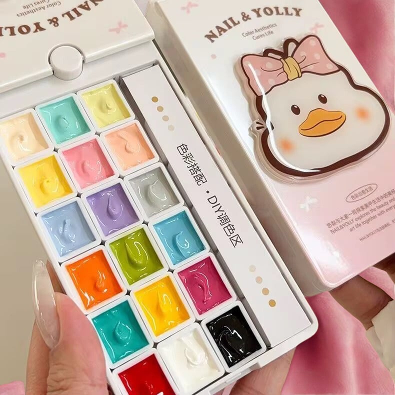 Milk and Sugar 18 Color Pot Pat Pat Gel Polish Palette