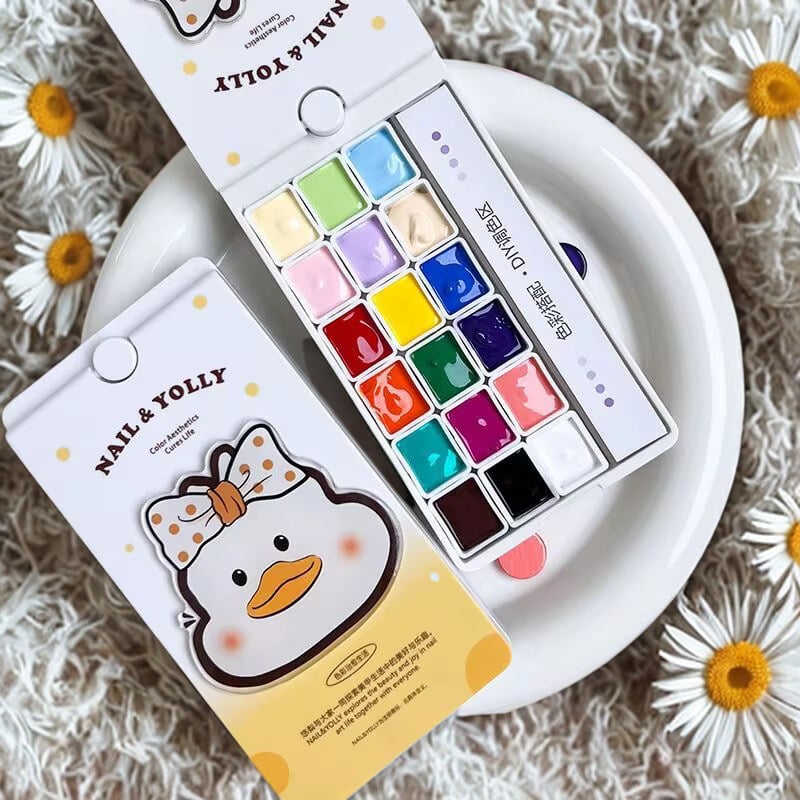 Daisy 18 Color Pat Gel Polish Palette