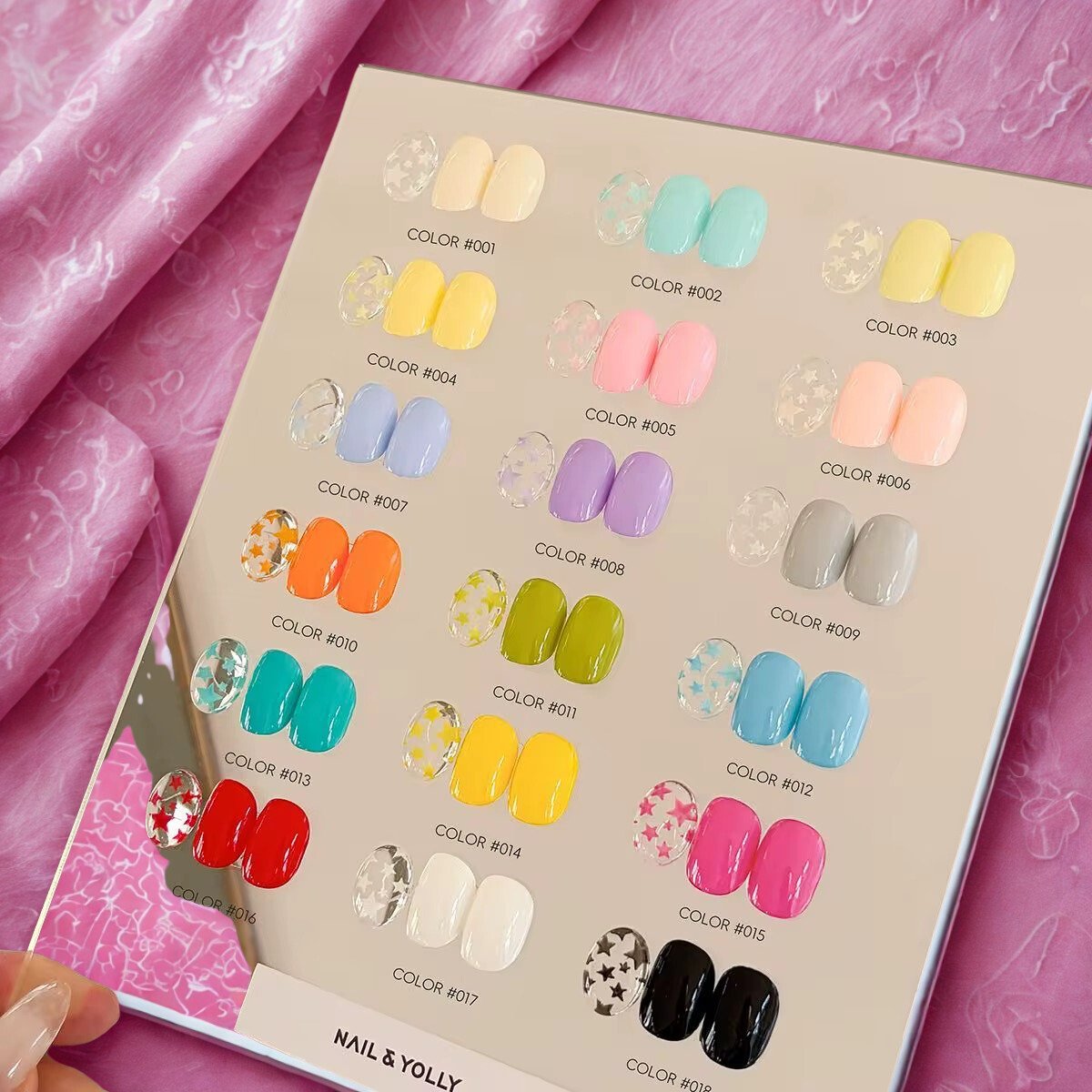 Milk and Sugar 18 Color Pot Pat Pat Gel Polish Palette