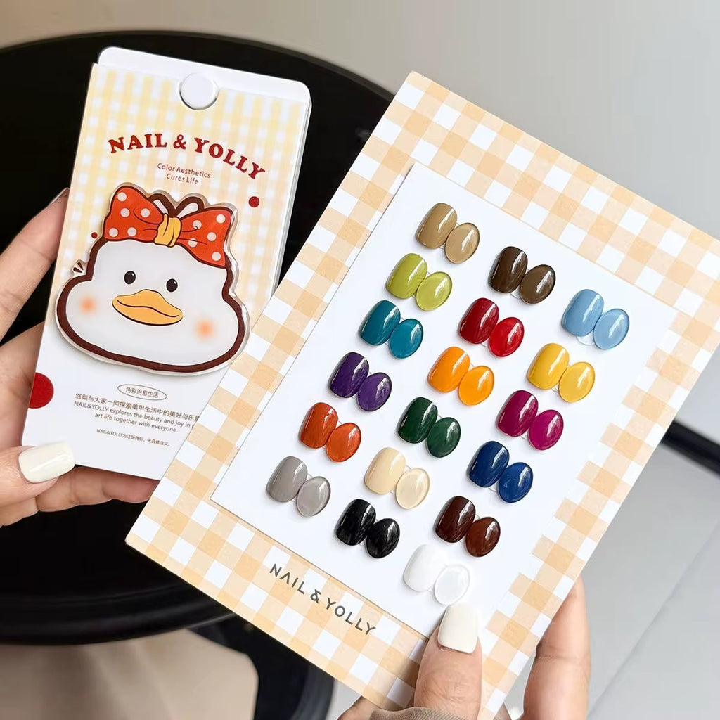 Red Gingham Jelly 18 Color Pat Pat Gel Polish Palette