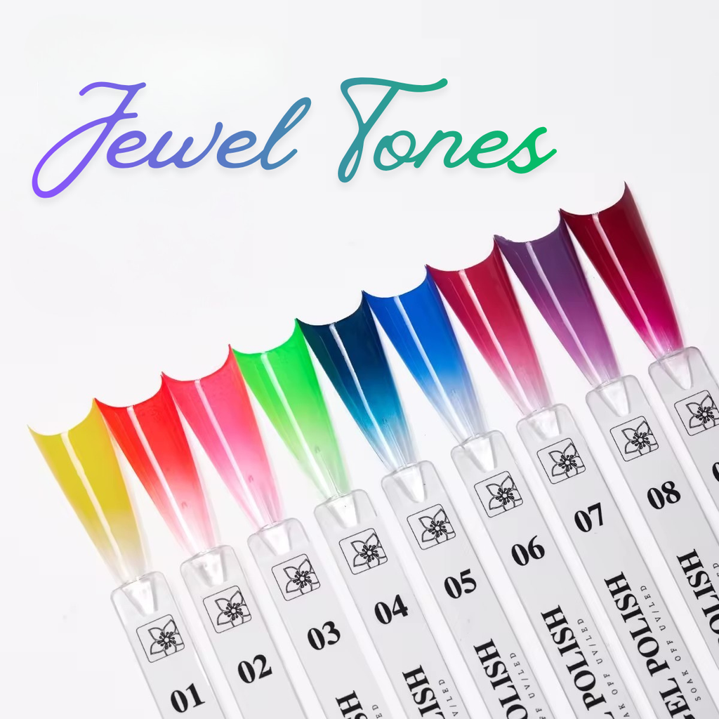 9 Pot Pat Pat Gel Non-Toxic Long Lasting Gradient UV Gel Color