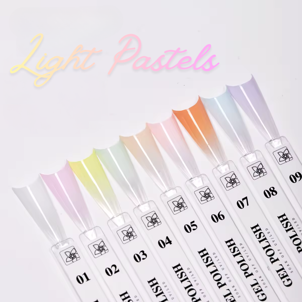 9 Pot Pat Pat Gel Non-Toxic Long Lasting Gradient UV Gel Color