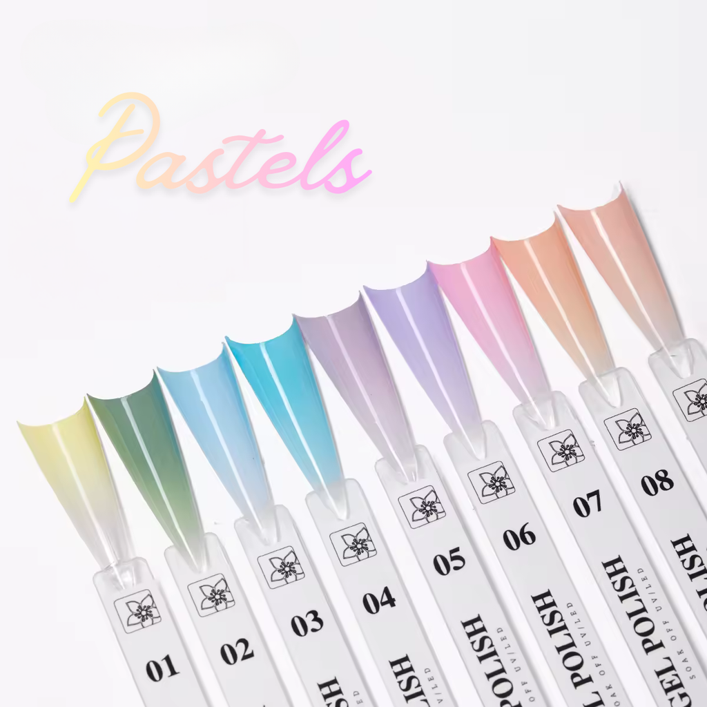 9 Pot Pat Pat Gel Non-Toxic Long Lasting Gradient UV Gel Color