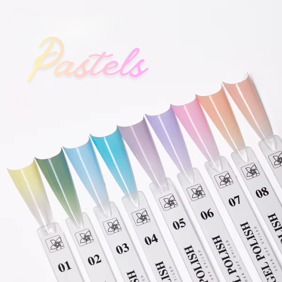 9 Pot Pat Pat Gel Non-Toxic Long Lasting Gradient UV Gel Color