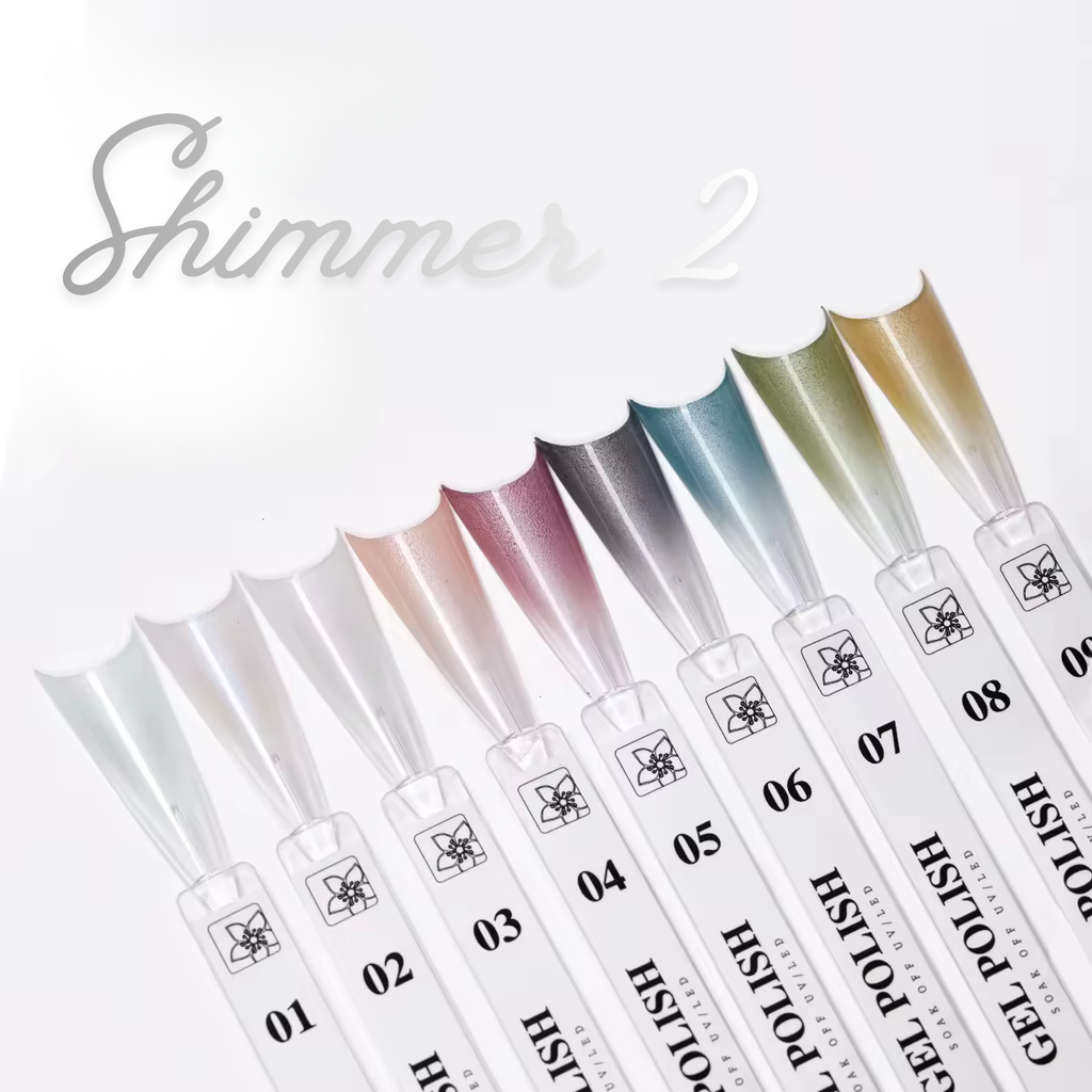 9 Pot Pat Pat Gel Non-Toxic Long Lasting Gradient UV Gel Color