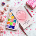 Heart 18 Color Pat Gel Polish Palette